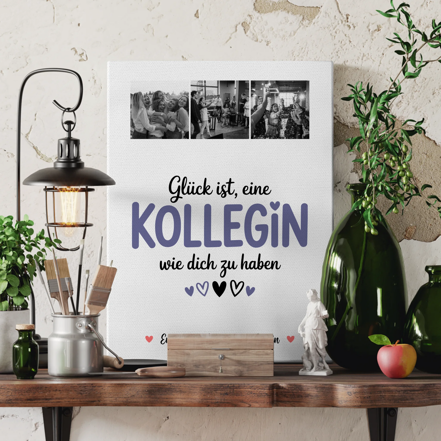 Leinwand Collagen Erstellen Fotocollage für Kollegin Glück Ist eine Kollegin Wie Dich Zu Haben 3