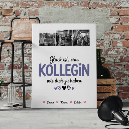 Leinwand Collagen Erstellen Fotocollage für Kollegin Glück Ist eine Kollegin Wie Dich Zu Haben 4