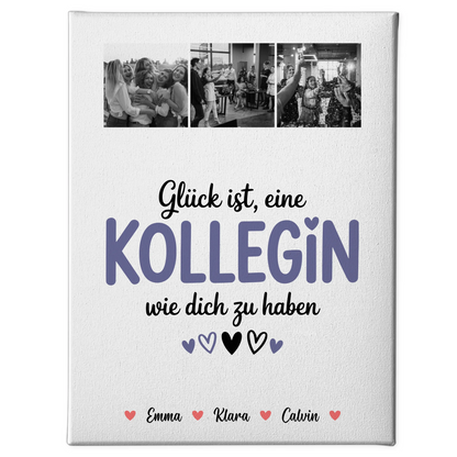 Leinwand Collagen Erstellen Fotocollage für Kollegin Glück Ist eine Kollegin Wie Dich Zu Haben 1