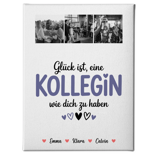 Leinwand Collagen Erstellen Fotocollage für Kollegin Glück Ist eine Kollegin Wie Dich Zu Haben 1