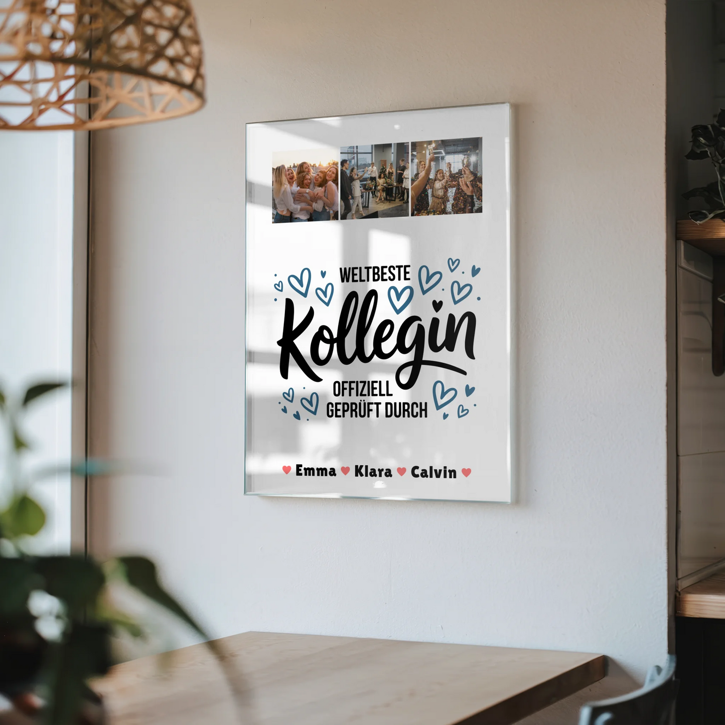 Foto Mit Acrylglas Kollegin Fotocollage Weltbeste Kollegin Offiziell Geprüft Durch Personalisiertes Geschenk 4