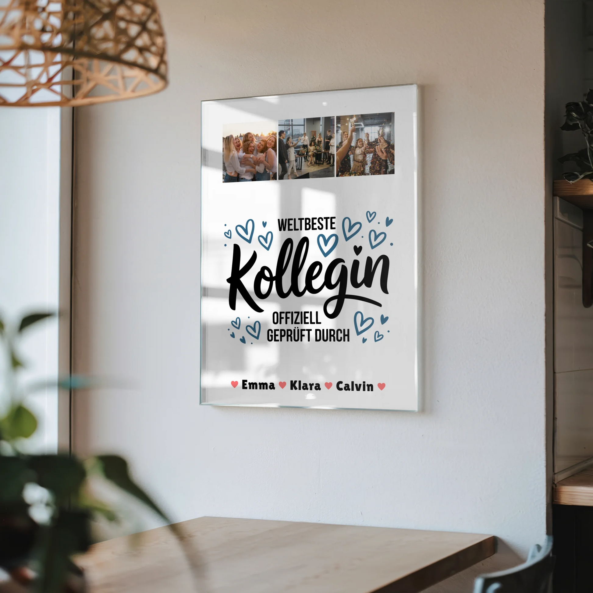 Foto Mit Acrylglas Kollegin Fotocollage Weltbeste Kollegin Offiziell Geprüft Durch Personalisiertes Geschenk 4