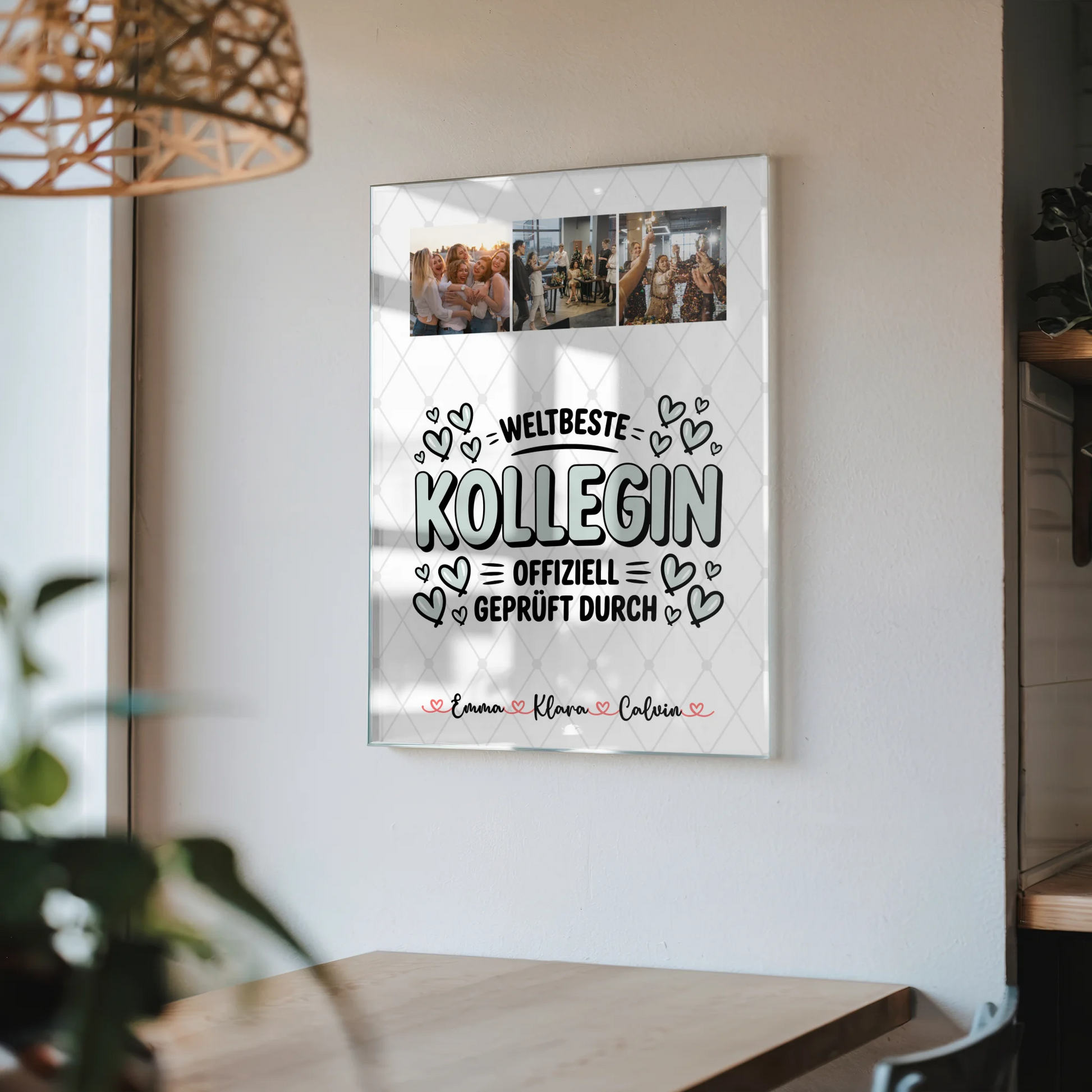 Foto Mit Acrylglas Fotocollage Kollegin Weltbeste Kollegin Offiziell Geprüft Durch 4