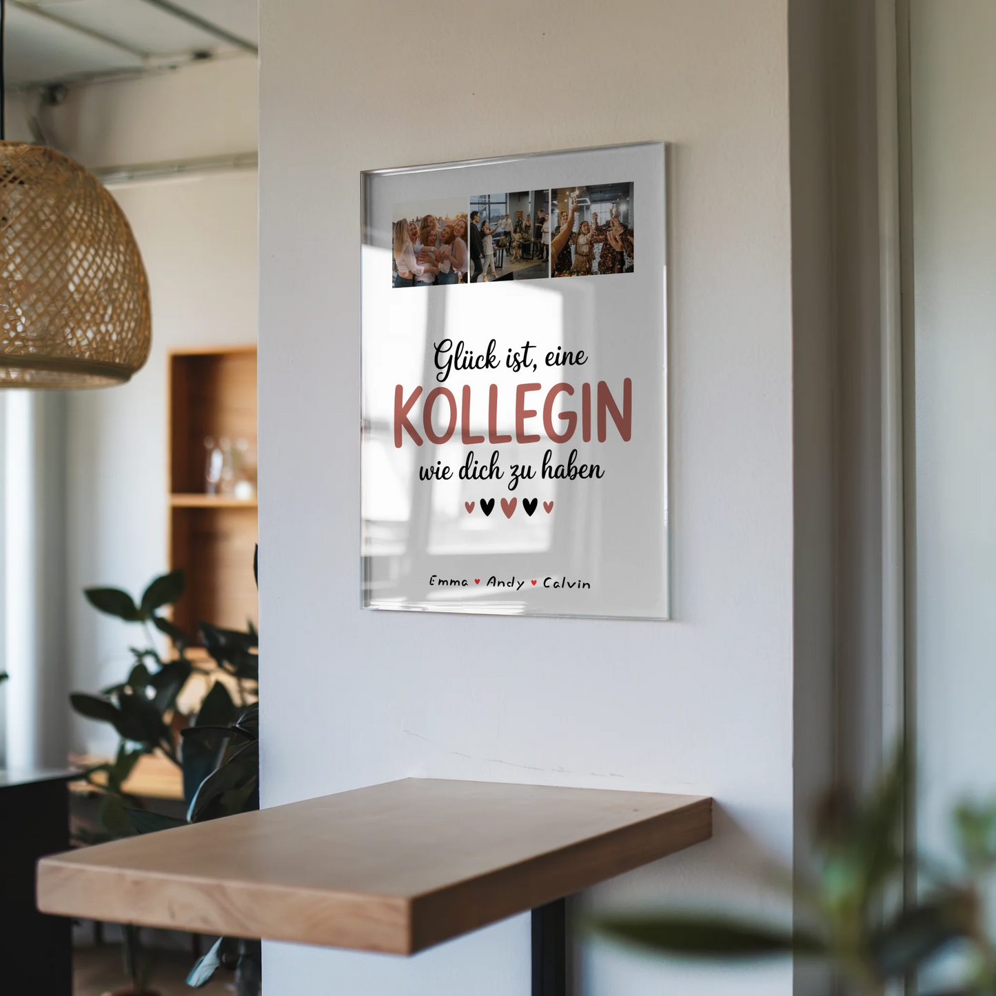 Personalisierte Kollegin Fotocollage mit Foto Mit Acrylglas Glück Ist eine Kollegin Wie Dich Zu Haben 6