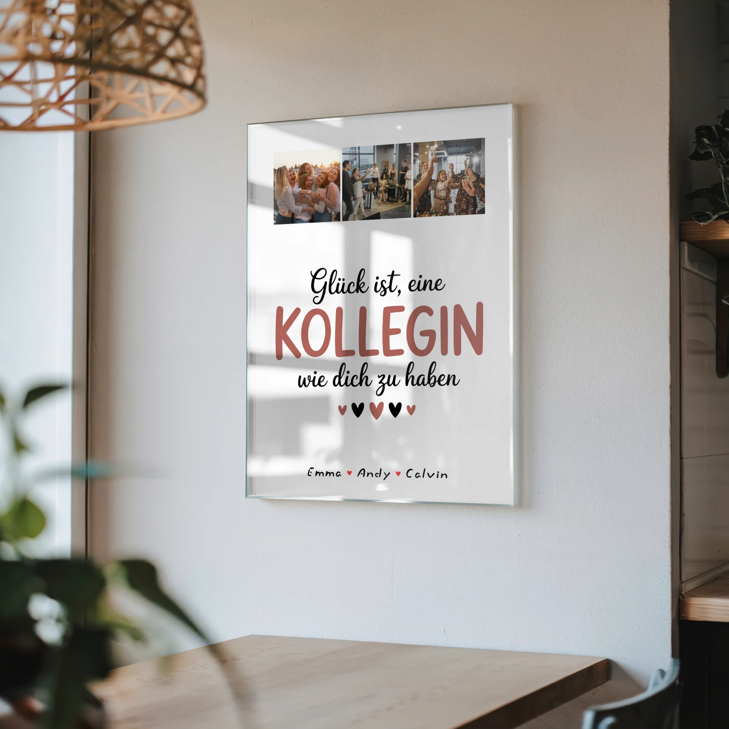 Personalisierte Kollegin Fotocollage mit Foto Mit Acrylglas Glück Ist eine Kollegin Wie Dich Zu Haben 4