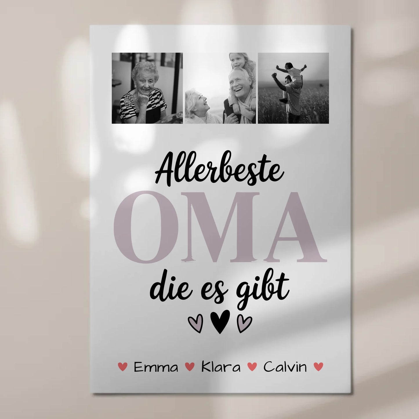 Personalisiertes Oma Plakat Geschenk Fotocollage Oma Allerbeste Oma Die Es Gibt 7