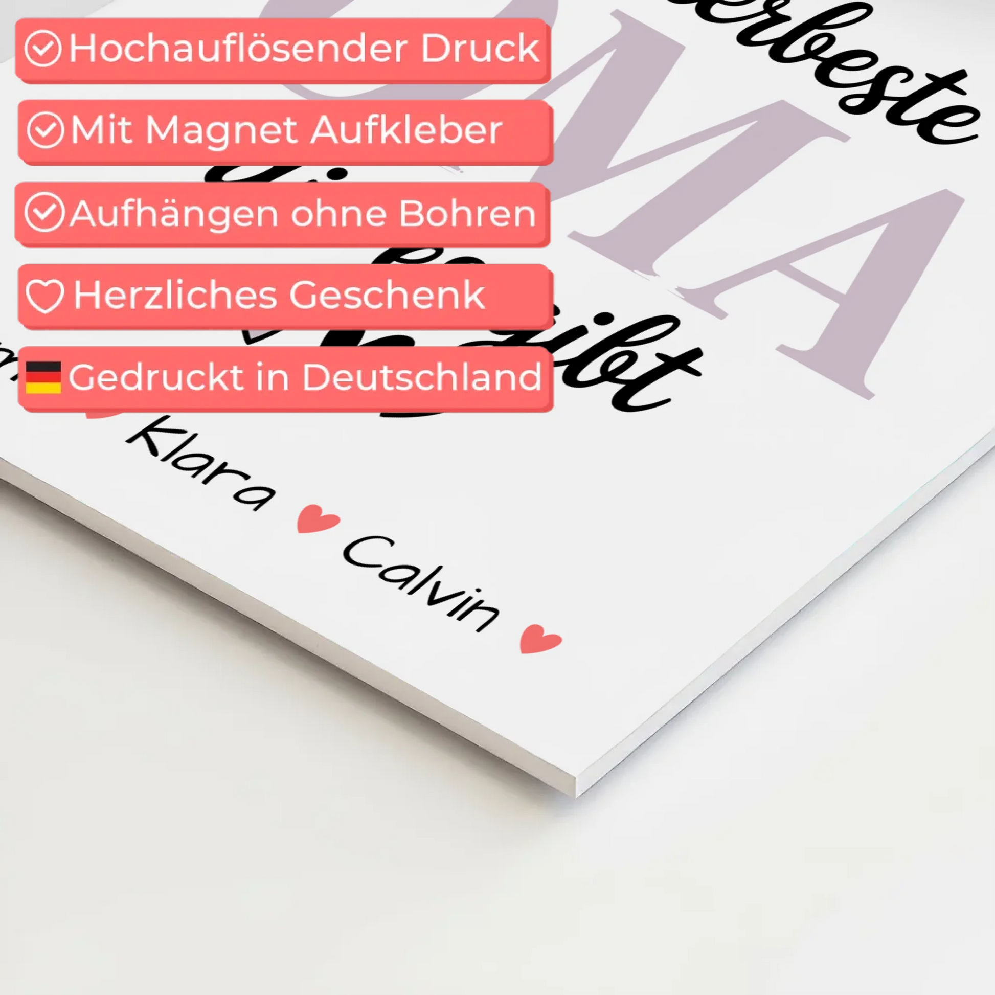 Personalisiertes Oma Plakat Geschenk Fotocollage Oma Allerbeste Oma Die Es Gibt 10