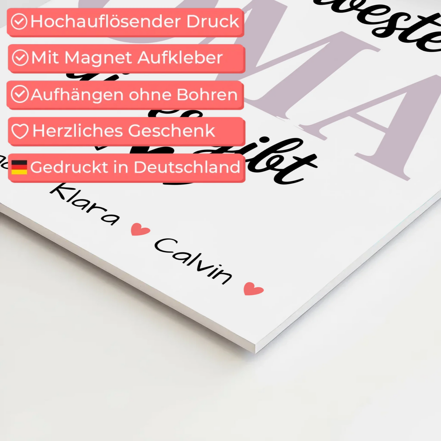 Personalisiertes Oma Plakat Geschenk Fotocollage Oma Allerbeste Oma Die Es Gibt