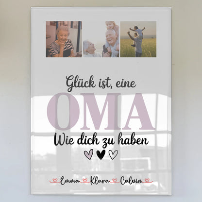 Personalisierte Oma Plakat Fotocollage Oma Glück Ist eine Oma Wie Dich Zu Haben Geschenk 1
