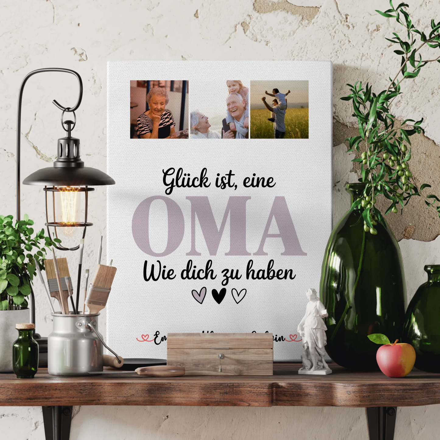 Oma Plakat Fotocollage Oma Glück Ist eine Oma Wie Dich Zu Haben personalisiertes Geschenk 3