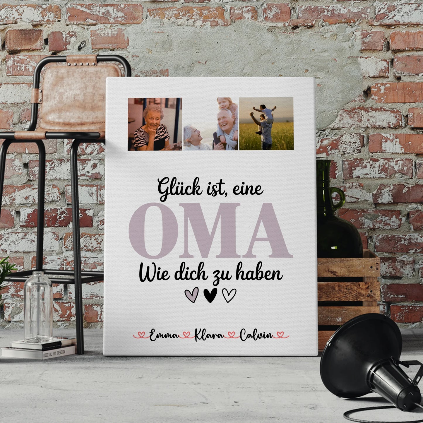 Oma Plakat Fotocollage Oma Glück Ist eine Oma Wie Dich Zu Haben personalisiertes Geschenk 4