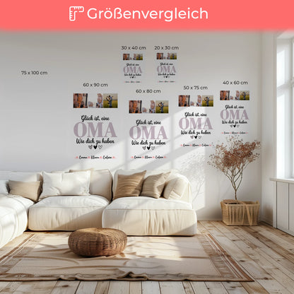 Oma Plakat Fotocollage Oma Glück Ist eine Oma Wie Dich Zu Haben personalisiertes Geschenk 6
