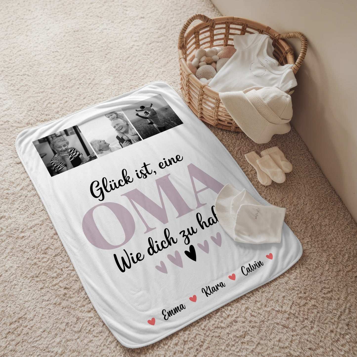 Personalisierte Decke Oma Und Opa Fotocollage für Oma Glück Ist eine Oma Wie Dich Zu Haben Geschenk 2