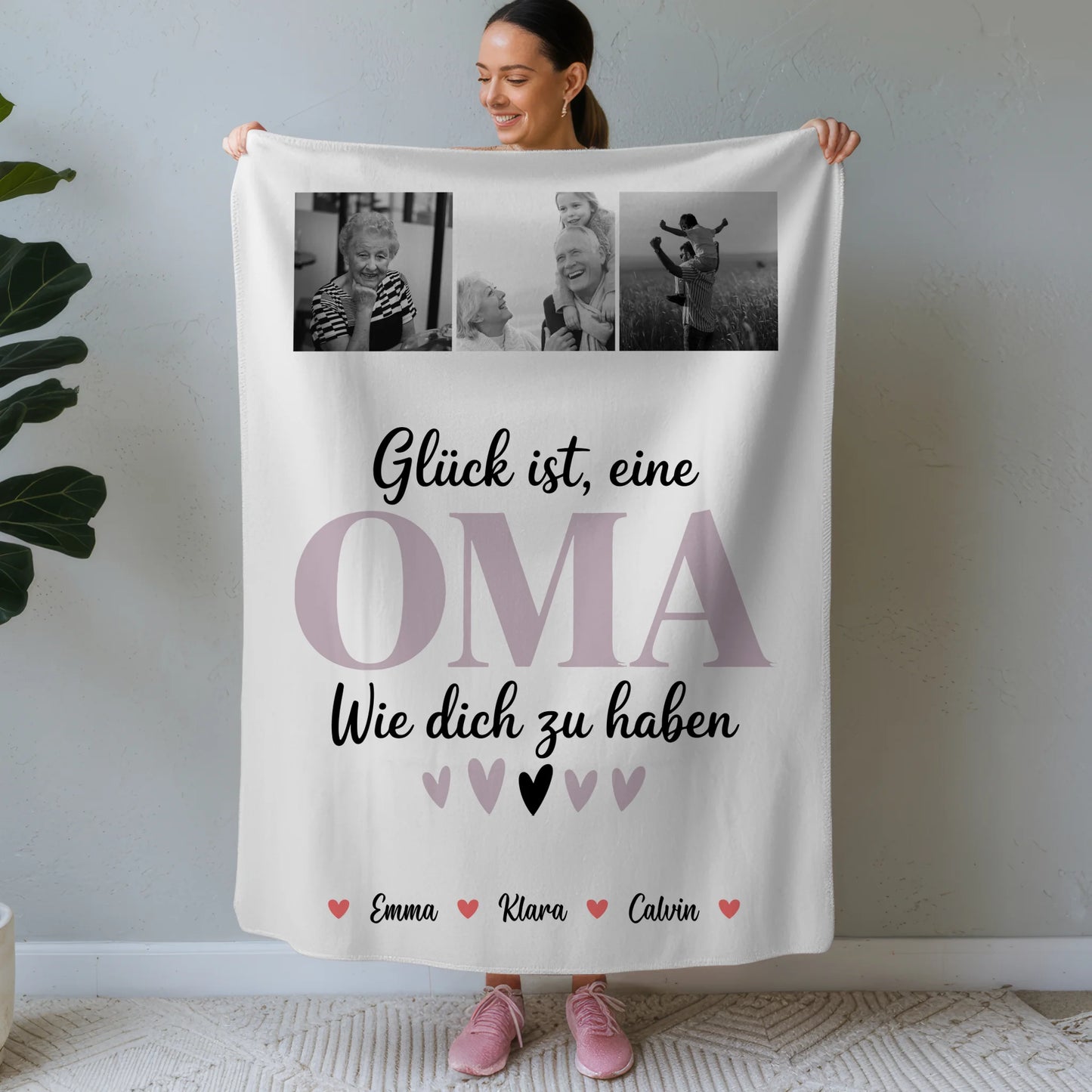 Personalisierte Decke Oma Und Opa Fotocollage für Oma Glück Ist eine Oma Wie Dich Zu Haben Geschenk 1