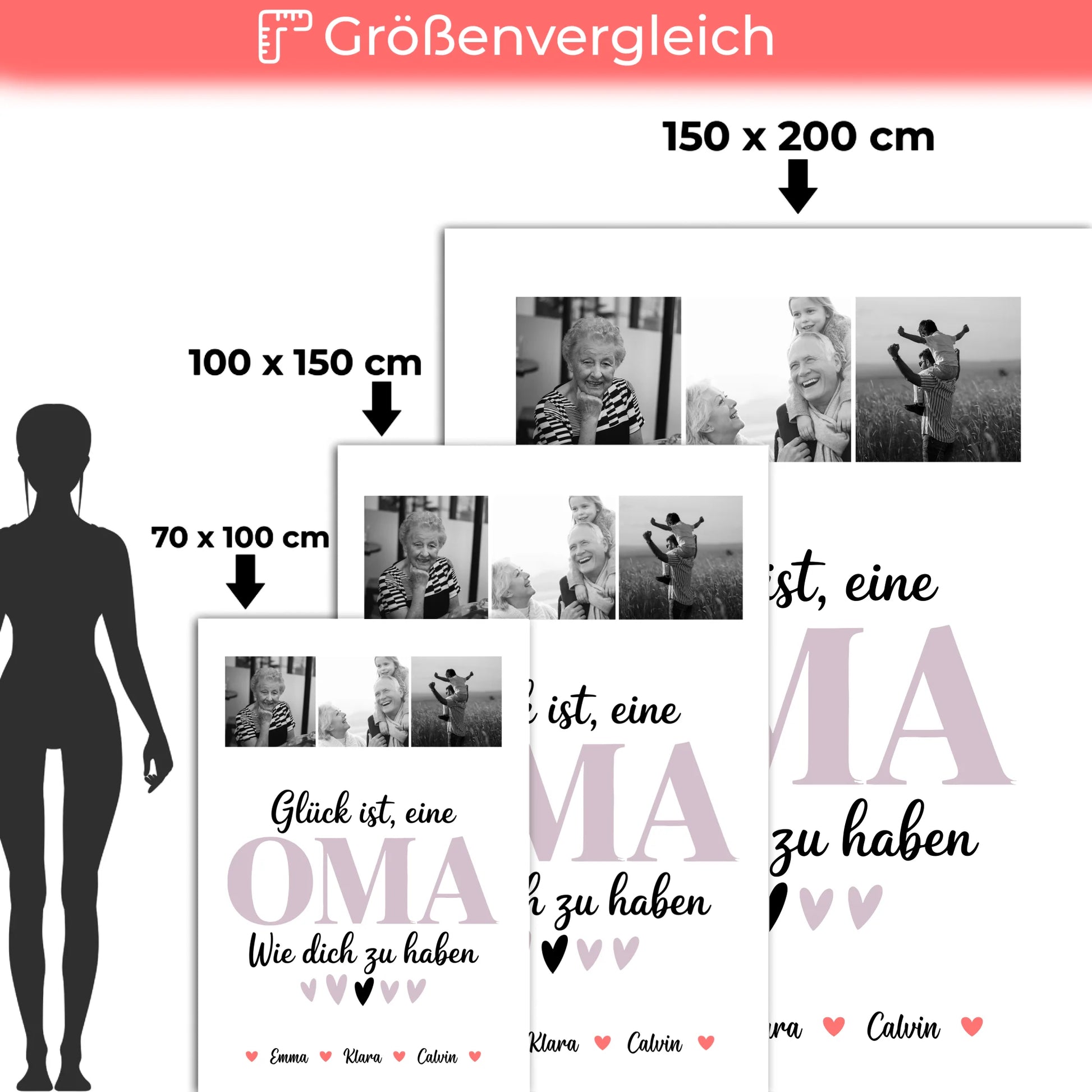 Personalisierte Decke Oma Und Opa Fotocollage für Oma Glück Ist eine Oma Wie Dich Zu Haben Geschenk 5