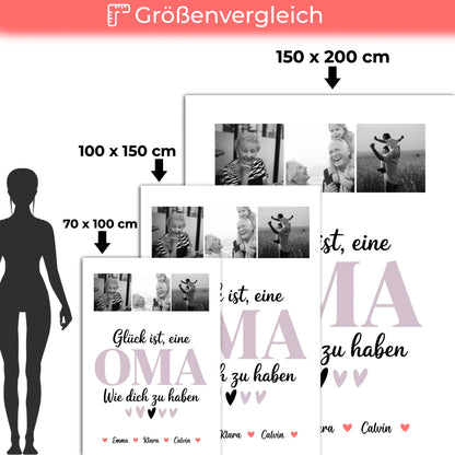 Personalisierte Decke Oma Und Opa Fotocollage für Oma Glück Ist eine Oma Wie Dich Zu Haben Geschenk 5