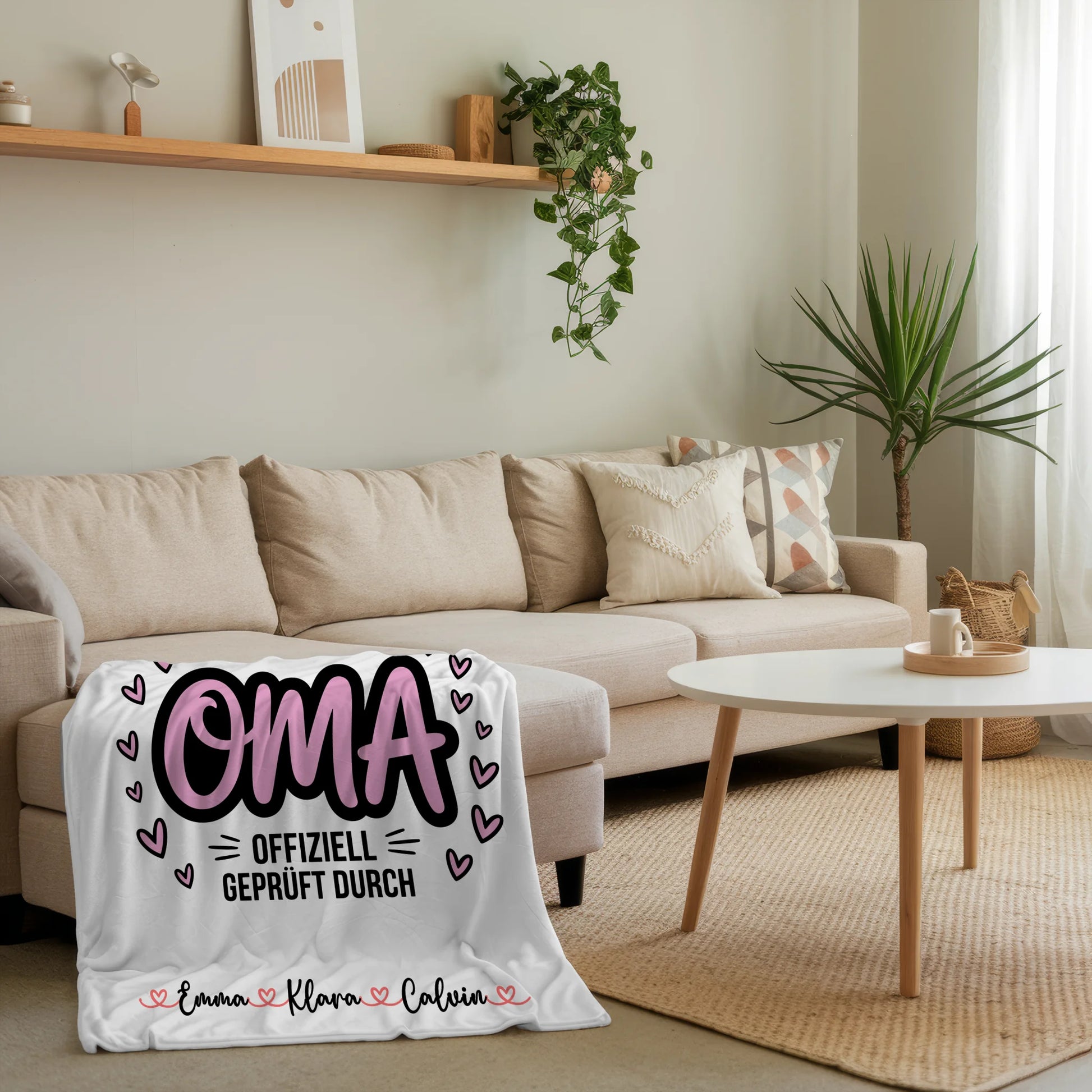 Personalisierte Decke Oma Und Opa Geschenk Fotocollage Oma Weltbeste Oma Offiziell Geprüft Durch 4