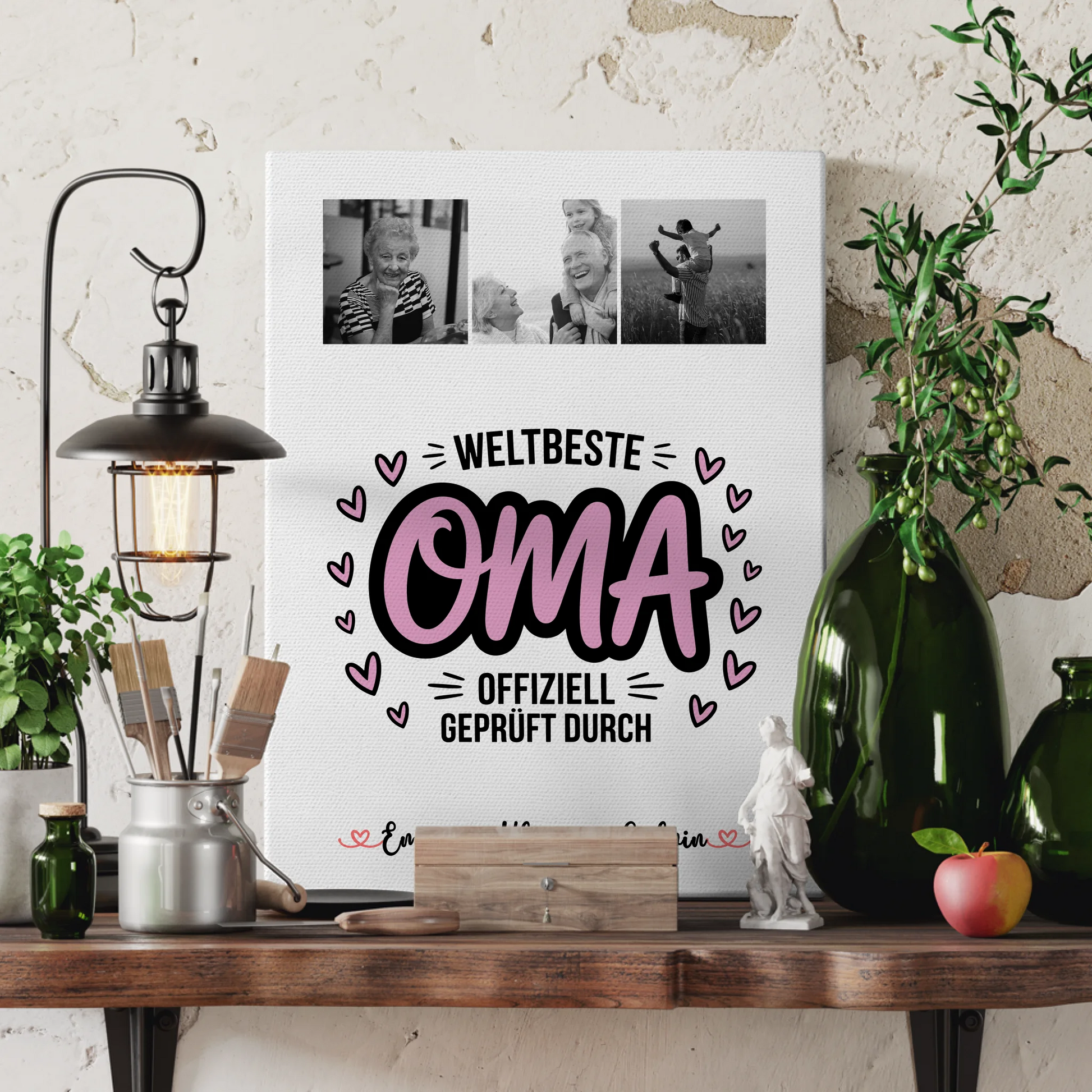 Oma Plakat Geschenk Fotocollage Oma Weltbeste Oma Offiziell Geprüft Durch 3