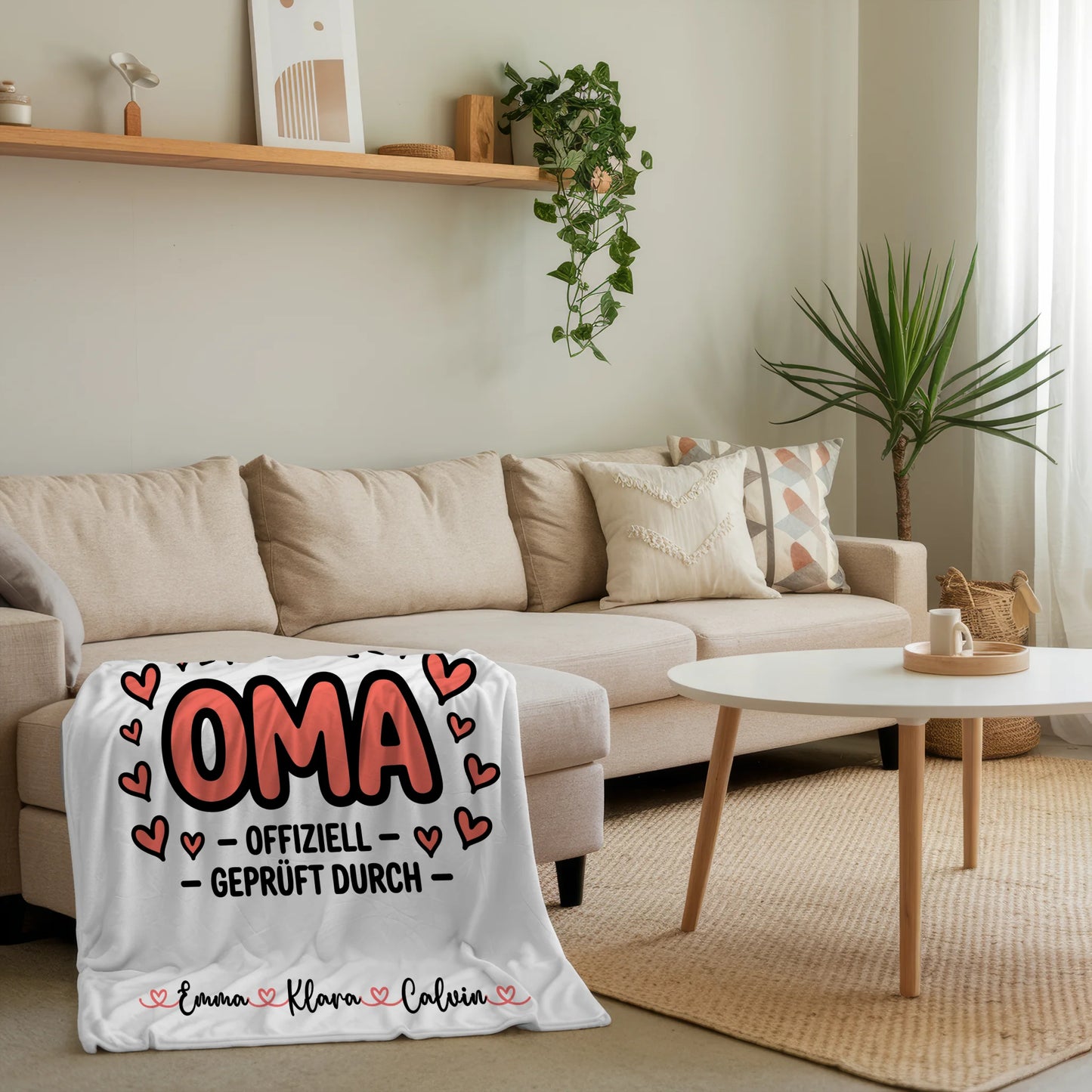 Personalisierte Decke Oma Und Opa Fotocollage Oma Weltbeste Oma Offiziell Geprüft Durch 4