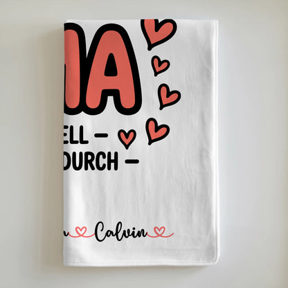 Personalisierte Decke Oma Und Opa Fotocollage Oma Weltbeste Oma Offiziell Geprüft Durch 6