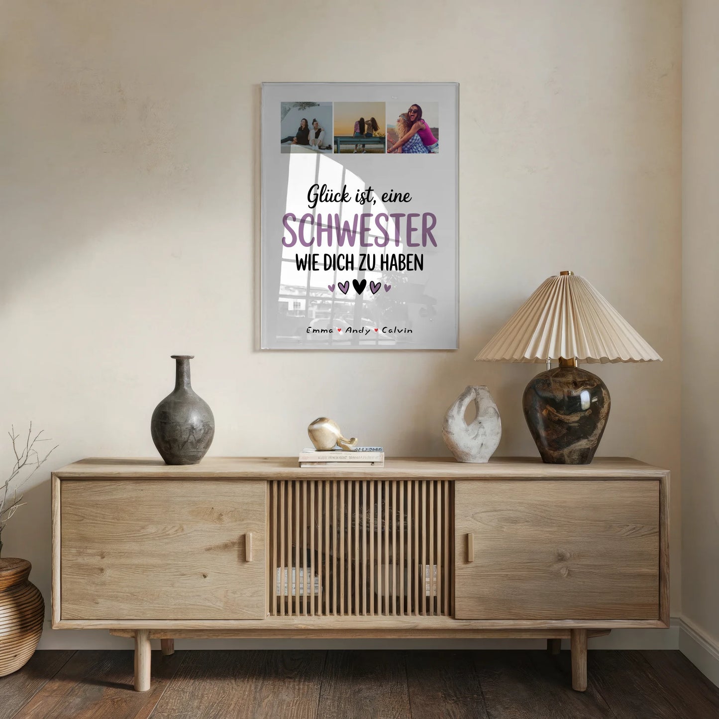 Acrylglas Mit Foto Schwester Fotocollage Glück Ist Eine Schwester Wie Dich Zu Haben 5