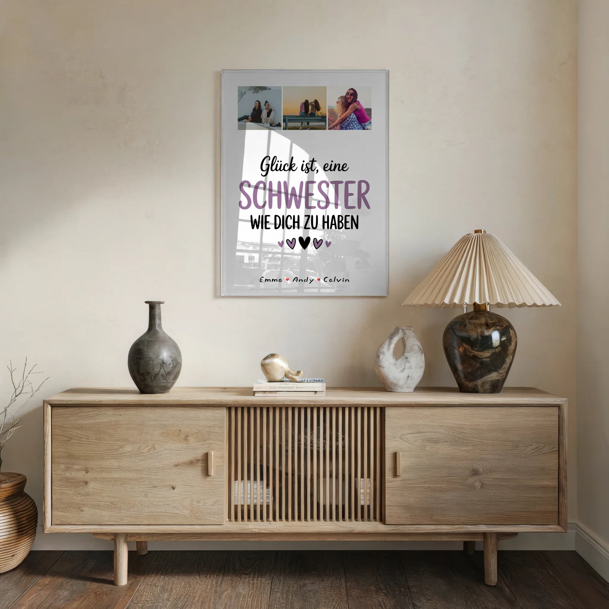 Acrylglas Mit Foto Schwester Fotocollage Glück Ist Eine Schwester Wie Dich Zu Haben 5