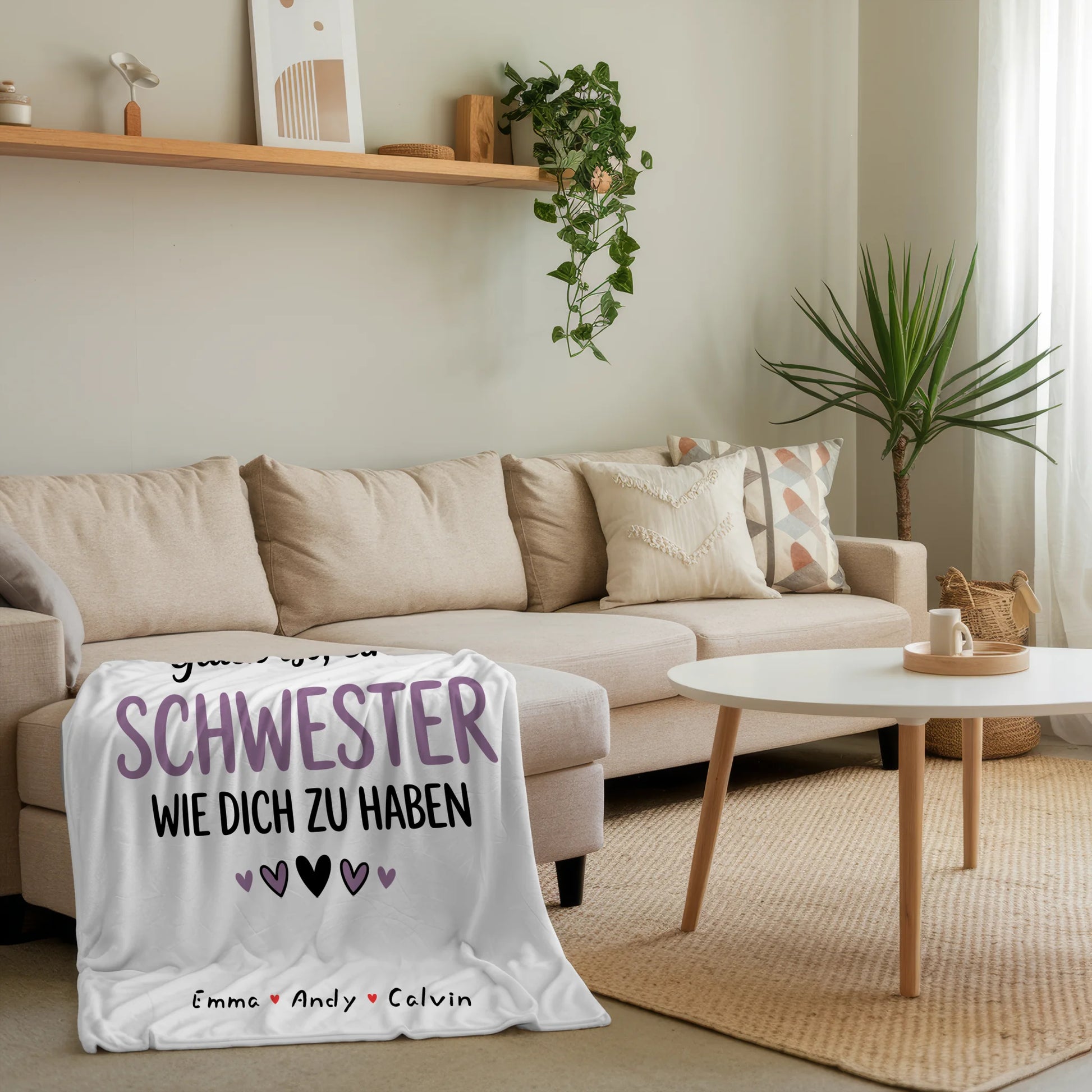 Personalisierte Decke Schwester mit Schwester Fotocollage Glück Ist eine Schwester Wie Dich Zu Haben 4