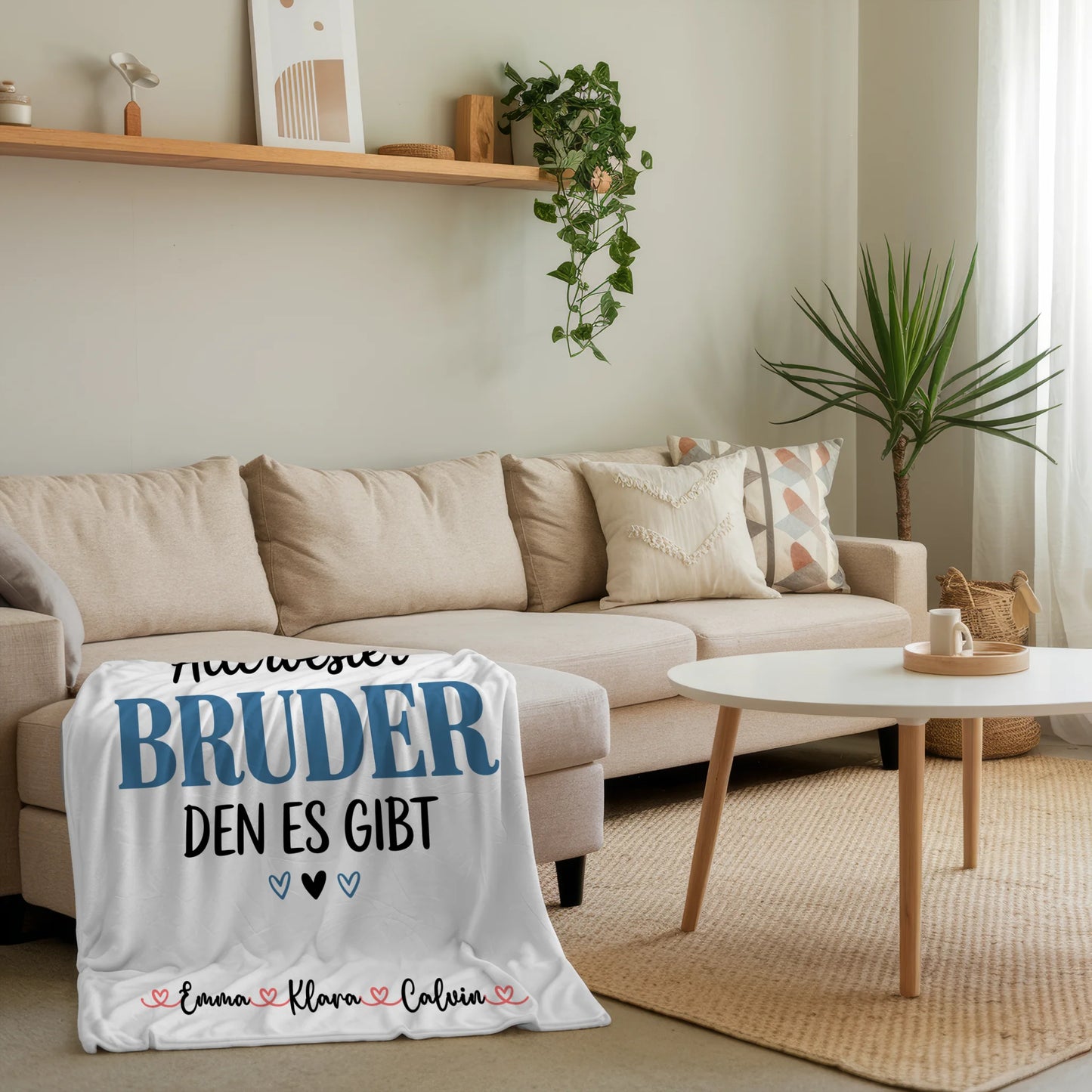 Kuscheldecke Mit Namen Geschenk Fotocollage Bruder Allerbester Bruder Den Es Gibt Personalisiert 4