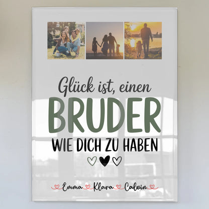 Foto Acrylglas Fotocollage Bruder Glück Ist einen Bruder Wie Dich Zu Haben Geschenk 1