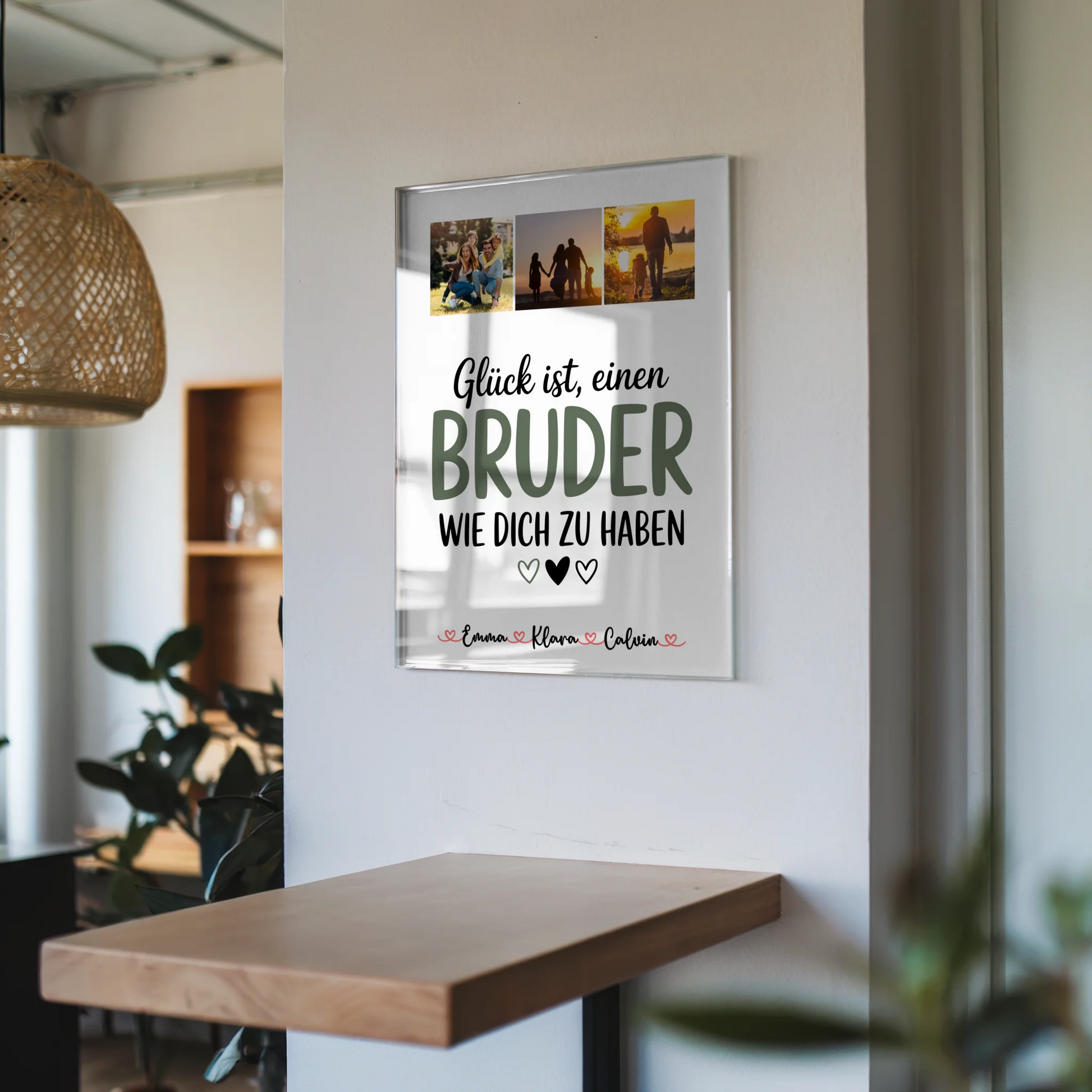 Foto Acrylglas Fotocollage Bruder Glück Ist einen Bruder Wie Dich Zu Haben Geschenk 6