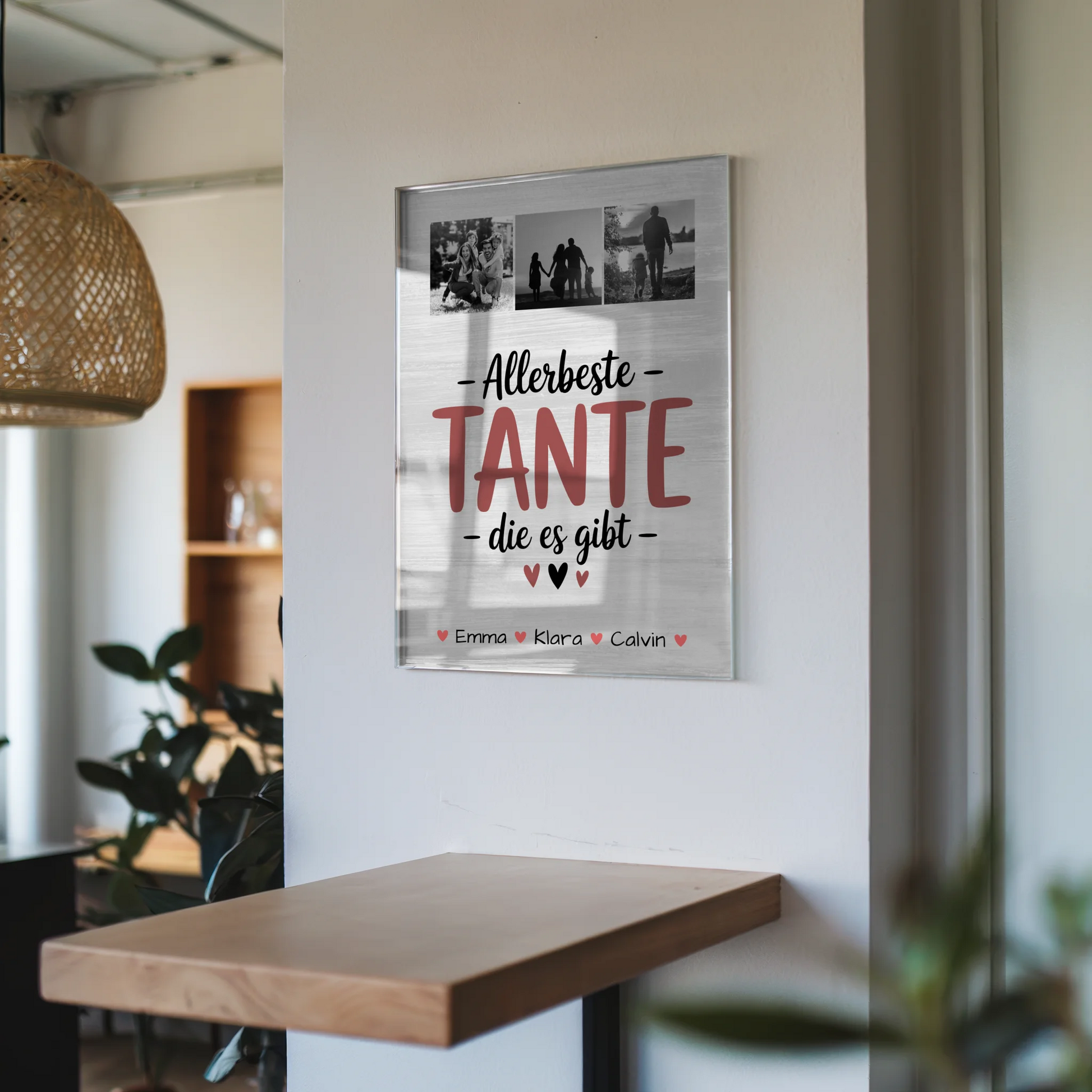 Personalisierte Geschenk Fotocollage Tante mit Foto Mit Acrylglas für die Allerbeste Tante Die Es Gibt 6