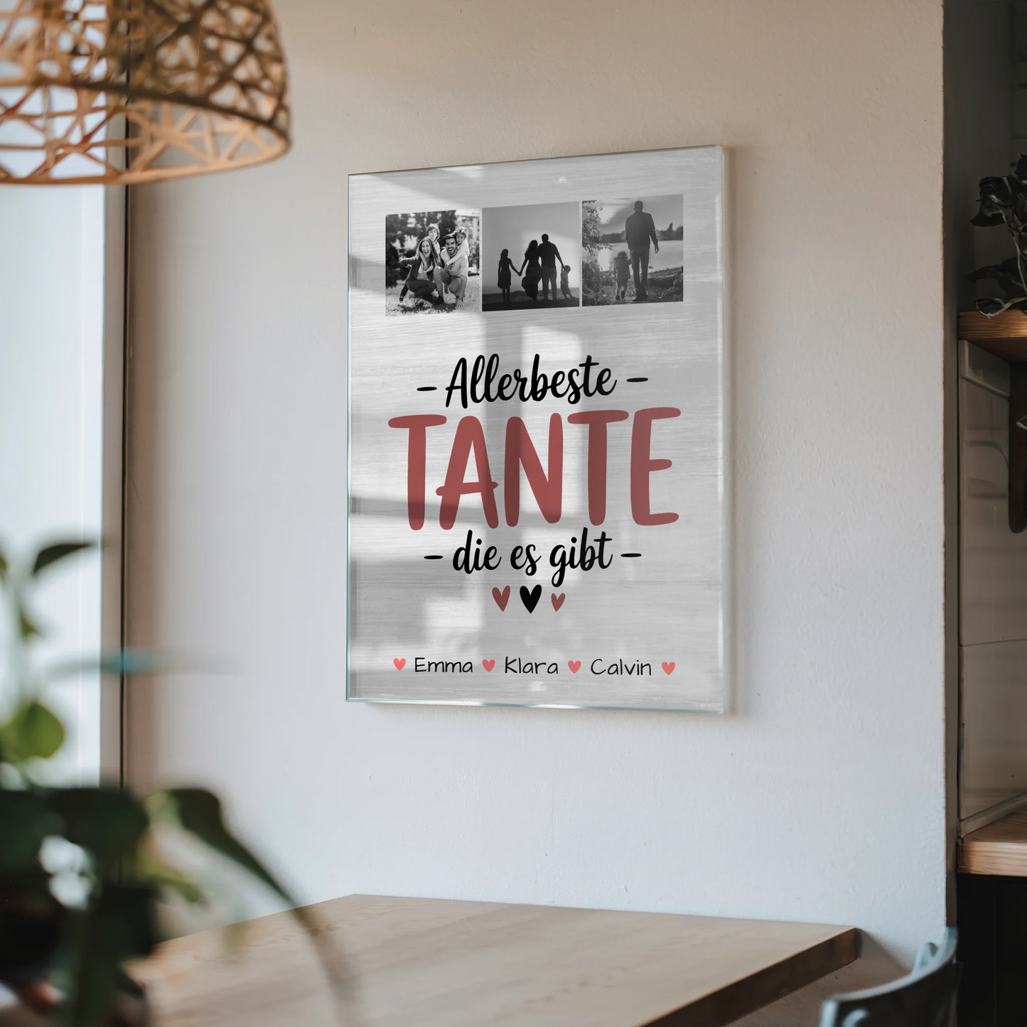Personalisierte Geschenk Fotocollage Tante mit Foto Mit Acrylglas für die Allerbeste Tante Die Es Gibt 4