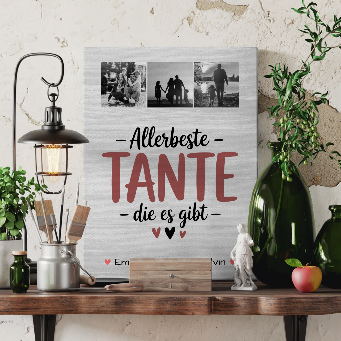 Leinwand Collagen Erstellen Geschenk Fotocollage Tante Allerbeste Tante Die Es Gibt 3