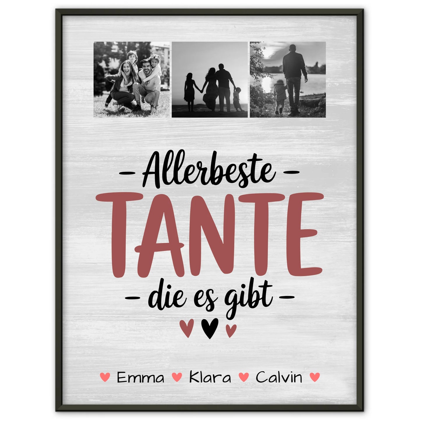 Karten Poster Personalisiert Geschenk Fotocollage Tante Allerbeste Tante Die Es Gibt Geschenkidee