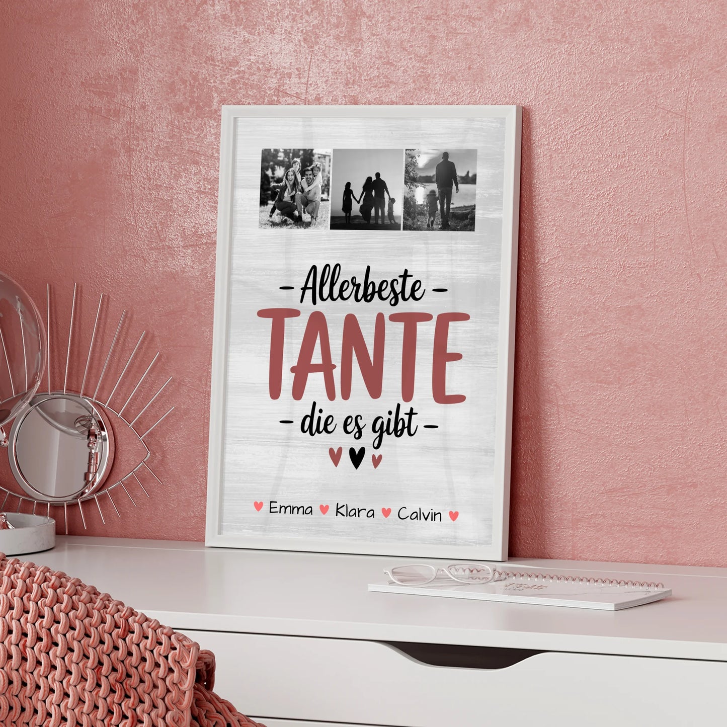 Karten Poster Personalisiert Geschenk Fotocollage Tante Allerbeste Tante Die Es Gibt Geschenkidee