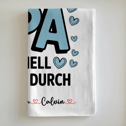 Personalisierte Decke Opa Geschenk Fotocollage Opa Allerbester Opa Offiziell Geprüft Durch 6