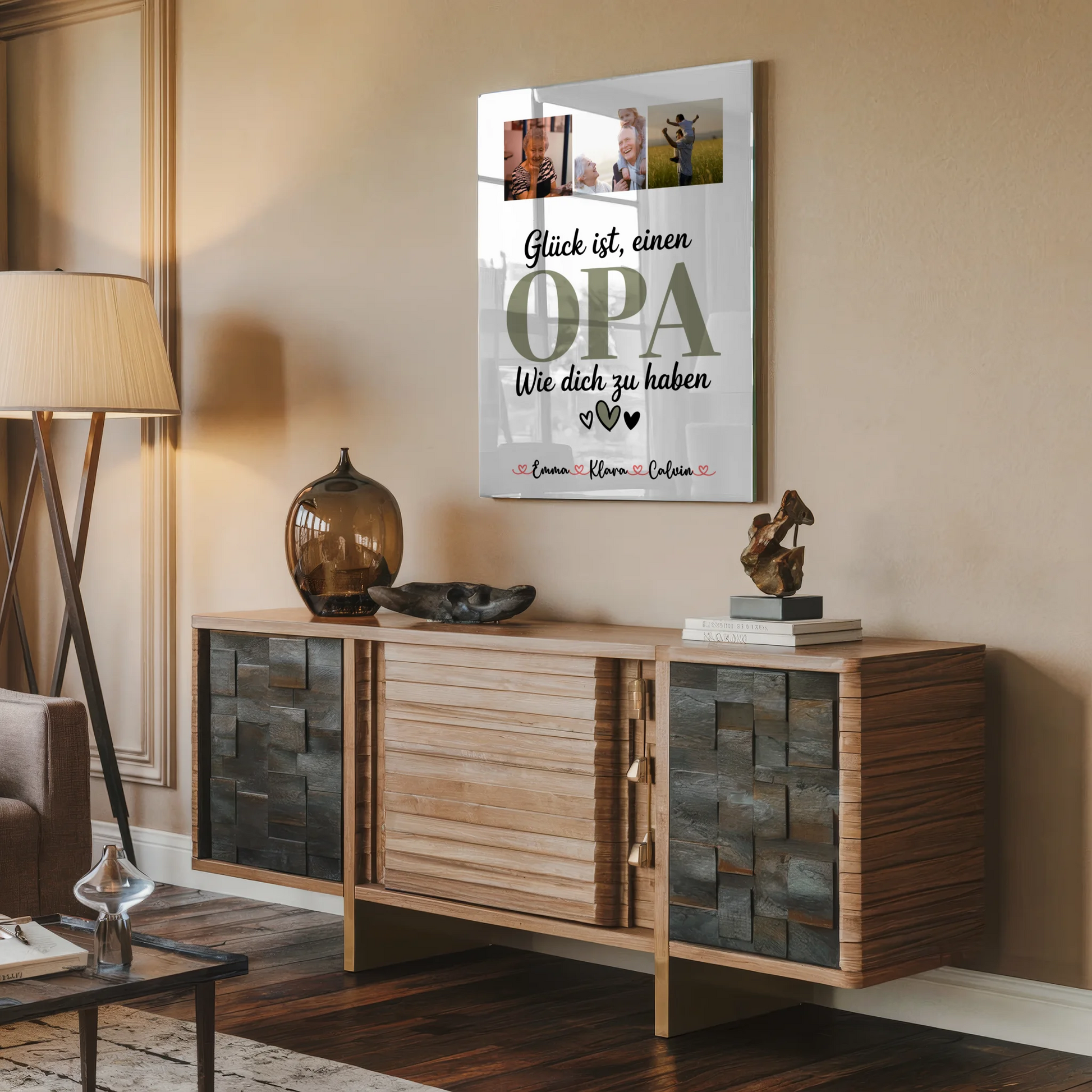 Acrylglas Mit Foto Fotocollage Opa Glück Ist einen Opa Wie Dich Zu Haben personalisiertes Geschenk 2