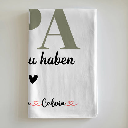 Personalisierte Decke Opa mit Fotocollage Opa Glück Ist einen Opa Wie Dich Zu Haben Geschenkidee 6