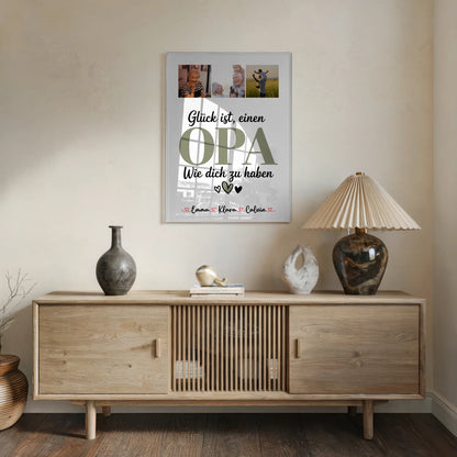 Acrylglas Mit Foto Fotocollage Opa Glück Ist einen Opa Wie Dich Zu Haben personalisiertes Geschenk 5