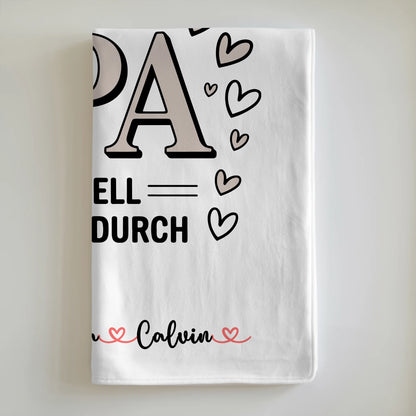 Personalisierte Decke Opa Fotocollage für Opa Weltbester Opa Offiziell Geprüft Durch Geschenk 6