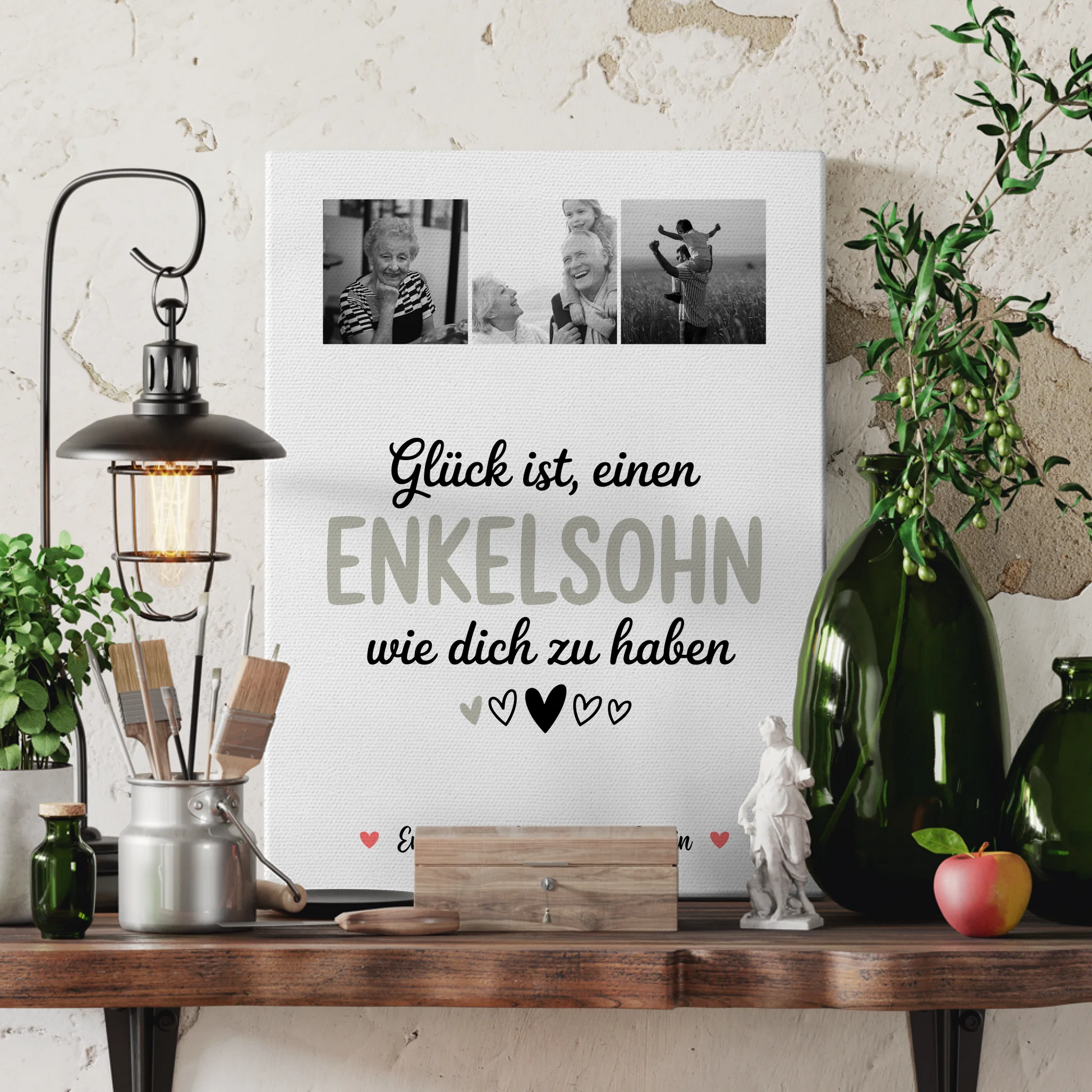 Fotocollage Großes Bild Aus Vielen Kleinen Fotocollage für Enkelsohn Glück Ist einen Enkelsohn Wie Dich Zu Haben 3