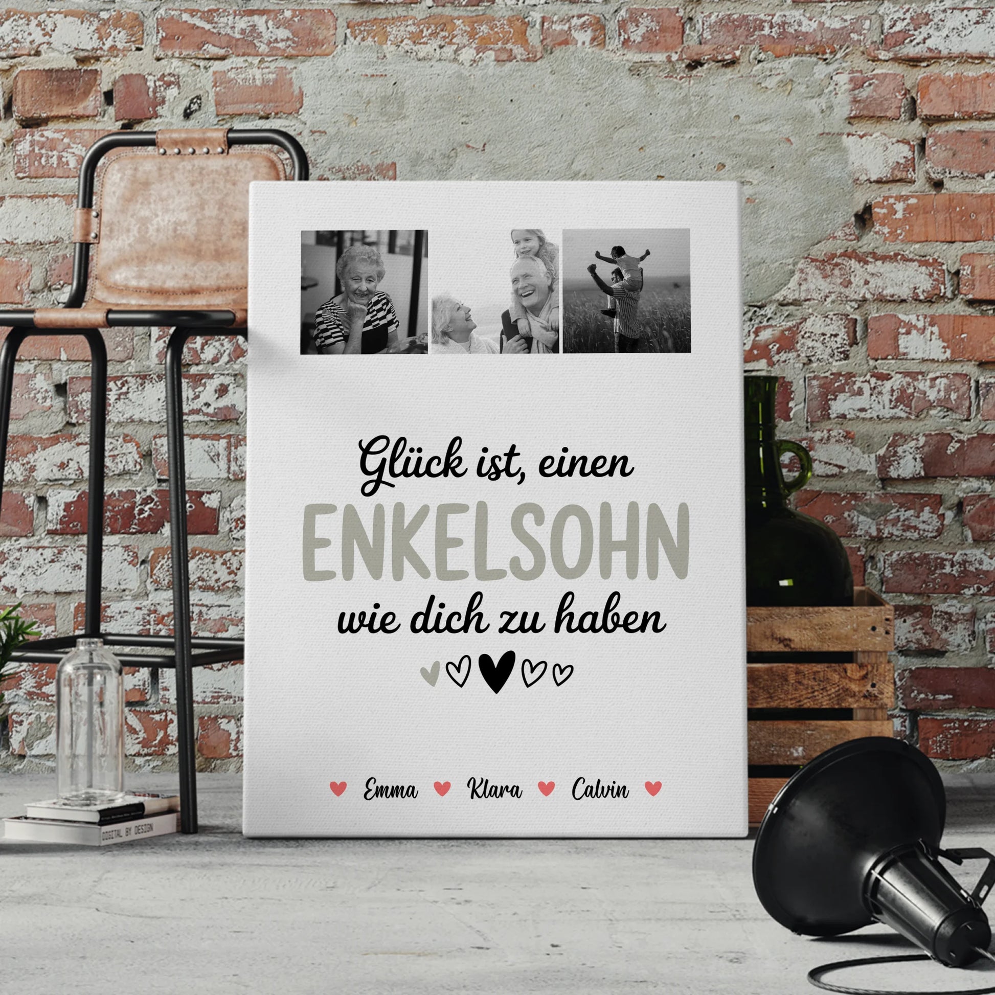 Fotocollage Großes Bild Aus Vielen Kleinen Fotocollage für Enkelsohn Glück Ist einen Enkelsohn Wie Dich Zu Haben 4