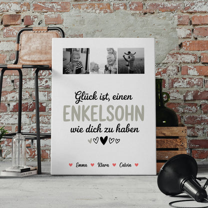 Fotocollage Großes Bild Aus Vielen Kleinen Fotocollage für Enkelsohn Glück Ist einen Enkelsohn Wie Dich Zu Haben 4