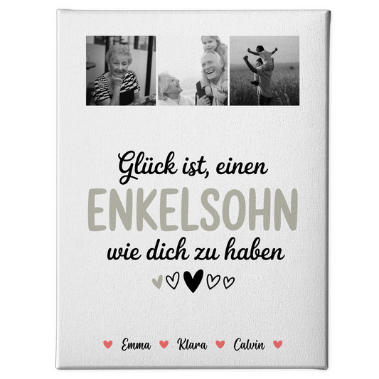 Fotocollage Großes Bild Aus Vielen Kleinen Fotocollage für Enkelsohn Glück Ist einen Enkelsohn Wie Dich Zu Haben 1