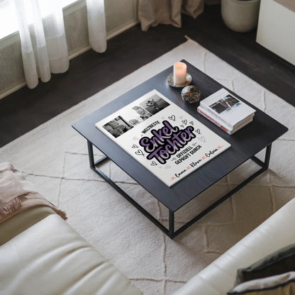 Fotoboard Magnet Wandbild Geschenk Fotocollage Enkeltochter Weltbeste Enkeltochter Offiziell Geprüft Durch 3