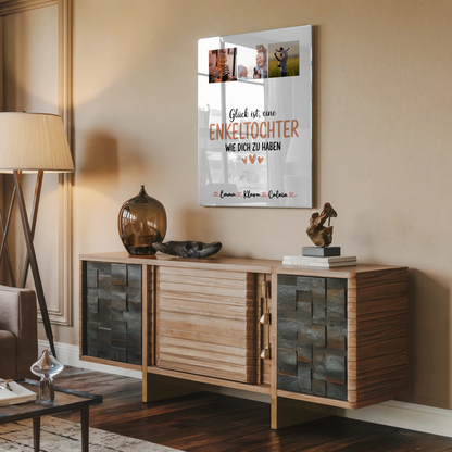 Foto Mit Acrylglas Fotocollage Enkeltochter Glück Ist eine Enkeltochter Wie Dich Zu Haben Geschenk 2