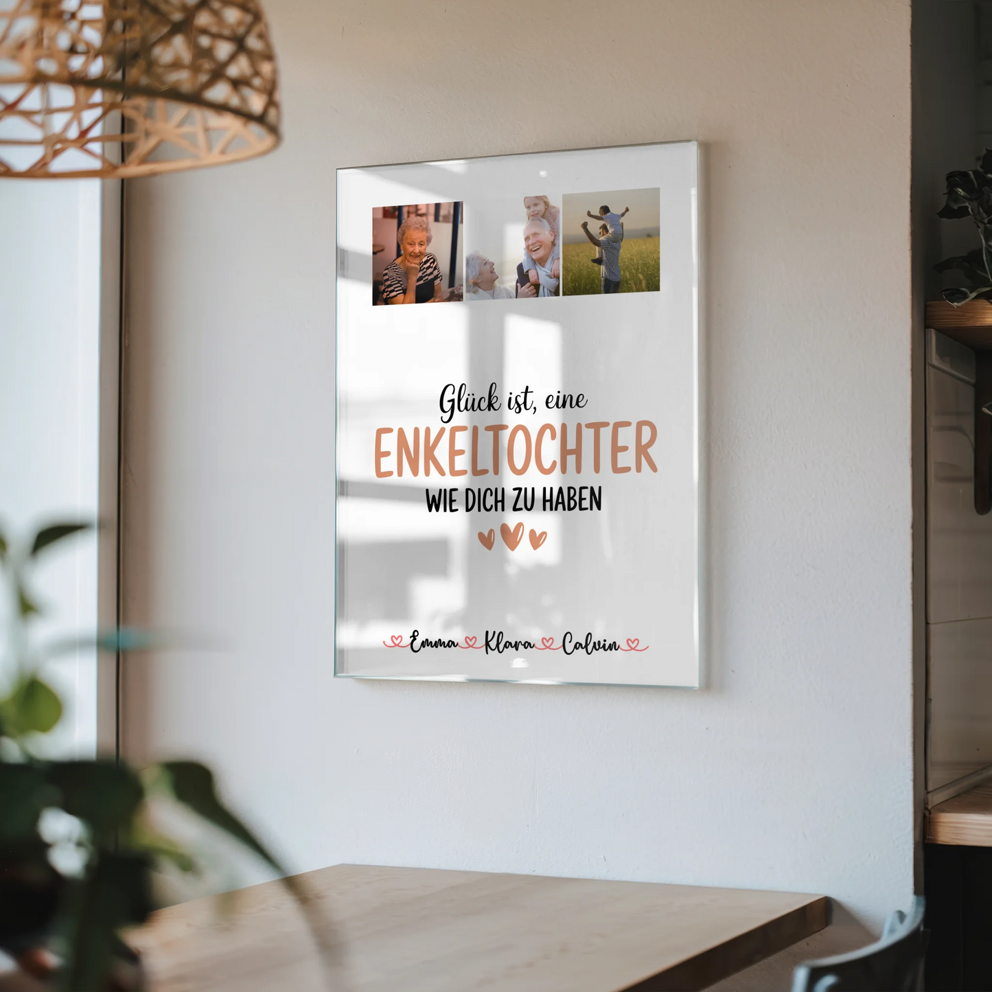Foto Mit Acrylglas Fotocollage Enkeltochter Glück Ist eine Enkeltochter Wie Dich Zu Haben Geschenk 4
