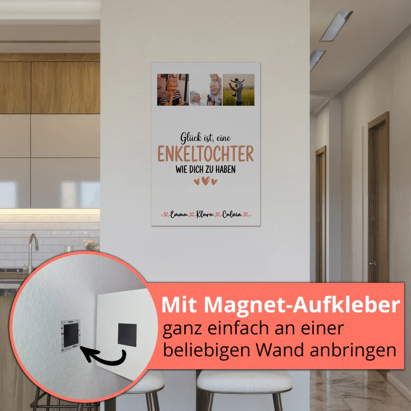 Fotoboard Poster Magnetisch Fotocollage Enkeltochter Glück Ist eine Enkeltochter Wie Dich Zu Haben Geschenk 5