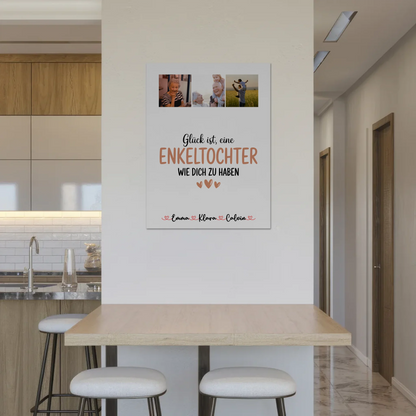Fotoboard Poster Magnetisch Fotocollage Enkeltochter Glück Ist eine Enkeltochter Wie Dich Zu Haben Geschenk 8