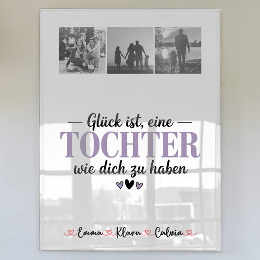 Personalisierte Fotocollage für Tochter mit Foto Mit Acrylglas Glück Ist eine Tochter Wie Dich Zu Haben Geschenk 1